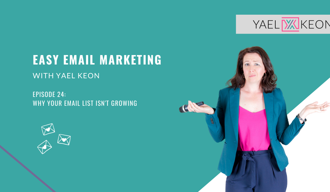Why your email list isn’t growing | Episode 24